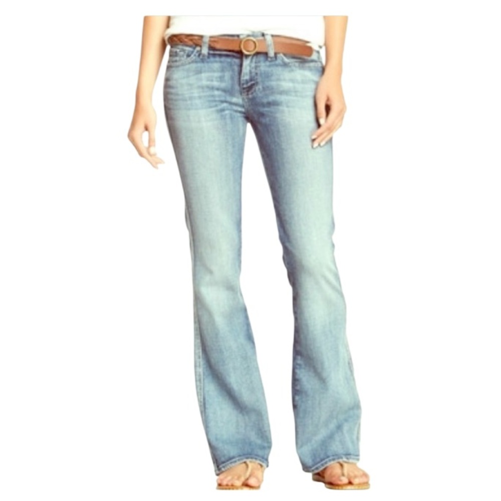 Y2K 7 For All Mankind Flip Flop Jeans